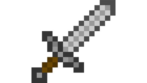 Pixilart Minecraft Iron Sword By Croned