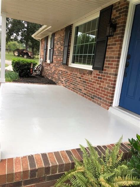 How To Stain A Concrete Front Porch Floor Easily And Affordably