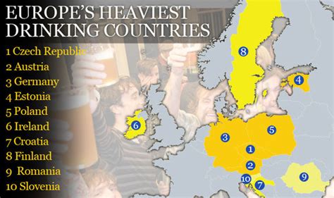 Europes Heaviest Drinking Countries Reurope