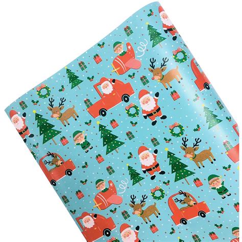 Christmas Wrapping Paper 12m Assorted Each Woolworths