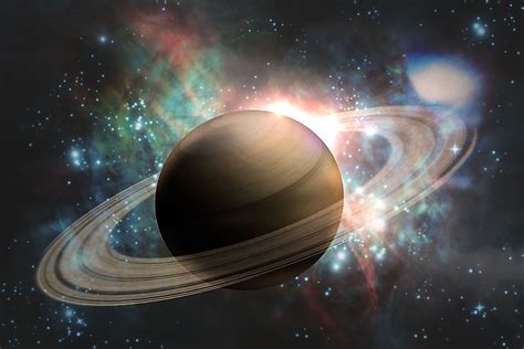 Saturn The Second Largest Planet In Our Solar System