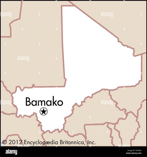 Bamako Mali Maps Cartography Geography Bamako Mali Hi Res Stock