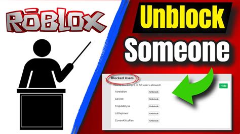How To Unblock Someone On Roblox Youtube