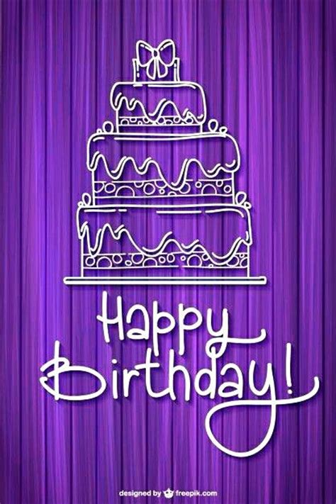 Purple Birthday | Happy birthday greetings, Happy birthday ... Delicious happy birthday cupcake with candles gif this colorful card with bright happy.