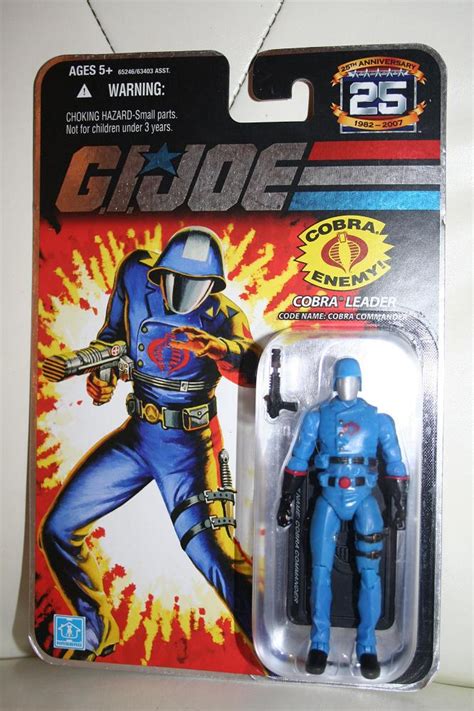 Gi Joe 25th Anniversary Cobra Commander Cobra Leader Wave 4