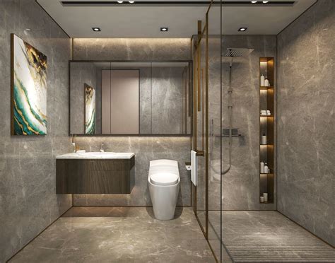 3d Modern Luxury Bathroom Cgtrader