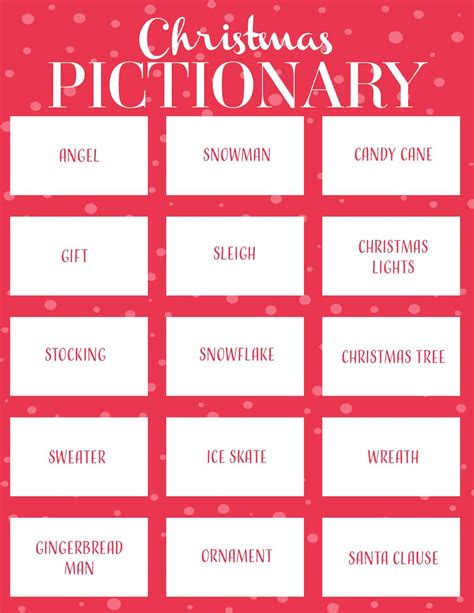 Funny Pictionary Words For Adults Fun Pictionary Words Hobbylark