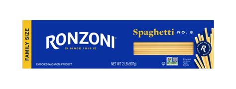 Ronzoni® Pasta Shapes Pasta For All Of Lifes Dynamics