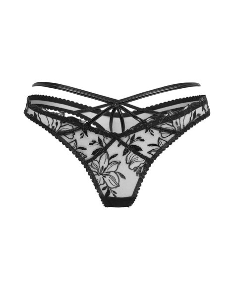 Ozella Thong In Black Agent Provocateur
