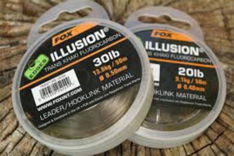 Fluorocarbon Line Sports Outdoors Fox Illusion Trans Khaki Fluorocarbon Mainline M Spool