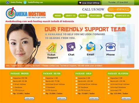 Baca review hosting dari kami dan cari tau web hosting manakah yang kami rekomendasikan di tahun 2021. Anekahosting.com : Web Hosting Murah Terbaik di Indonesia ...