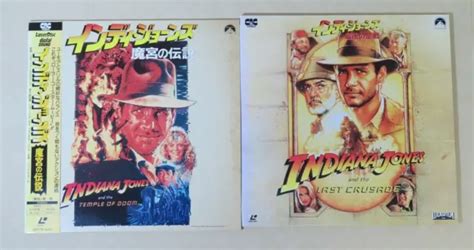 Indiana Jones Ld Laserdisc Temple Doom And Last Crusade Laser Japonais