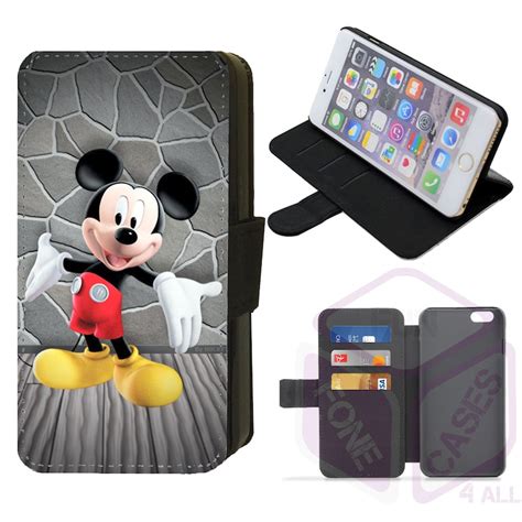 Mickey Mouse Disney Inspired Flip Phone Case Wallet Iphone Or Etsy