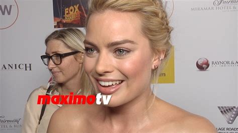 Margot Robbie Interview At Australians In Film Awards Benefy Gala Youtube