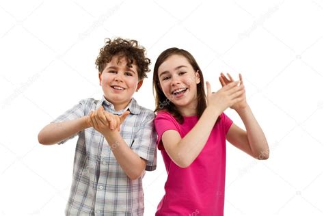 Kids Clapping — Stock Photo © Gbh007 32821665