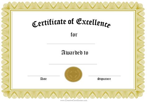 Free Downloadable Certificate Templates For Microsoft Word Wqppure