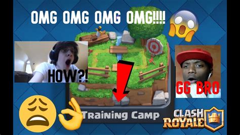 Finally Getting Past The Training Camp In Clash Royale Youtube