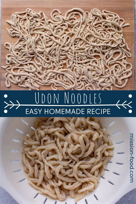 Homemade Udon Noodles Recipe Easy And Delicious