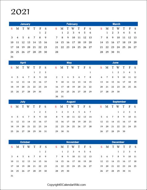 Printable Calendar 2021 Uk Free Printable Calendar 2021