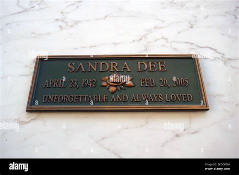 Los Angeles, California, USA 3rd November 2022 Actress Sandra Dee's