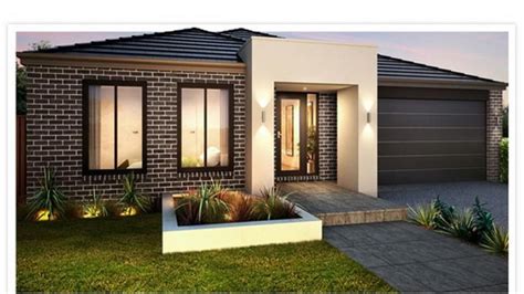 Simple One Story House Exterior Design