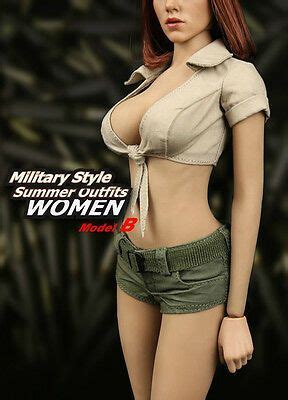 Other Action Figures Women Military Style Summer Outfits For Phicen