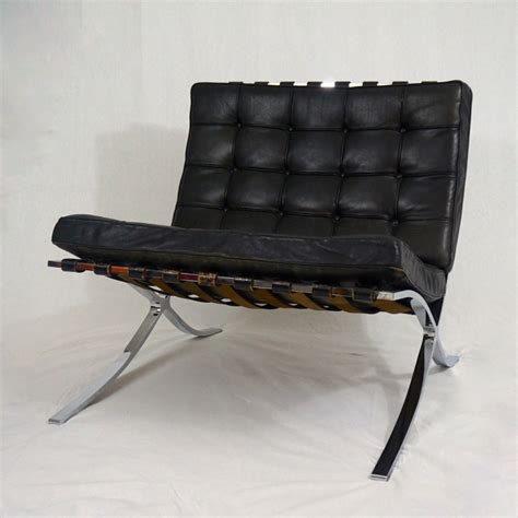 Barcelona ludwig mies van der rohe 1962 by knoll international leather armchair. Barcelona lounge chair by Ludwig Mies van der Rohe for ...