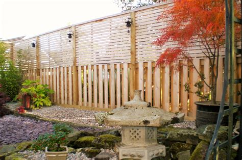 Contemporary Fence Japanese Garden Wealden Heartwood
