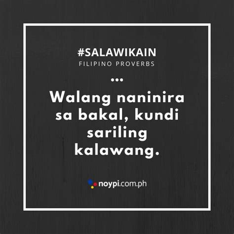 Magbigay Nang 10 Na Halimbawa Ng Salawikain