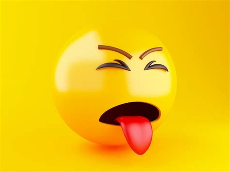 Iconos De Emoji 3d Con Expresiones Faciales Foto Premium