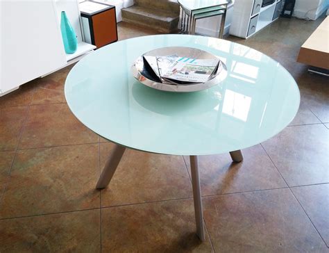 Height adjustable gray resin multi purpose table. The Butterfly Expandable Round Glass Dining Table | Expand ...