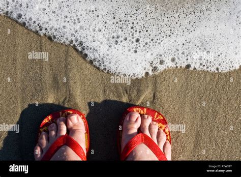 Wet Feet Flipflops Hi Res Stock Photography And Images Alamy