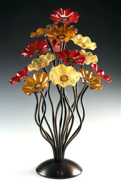 Willow multicolored metal and glass tree wall sculpture. Breckenridge Tree by Scott Johnson and Shawn Johnson (Art ...
