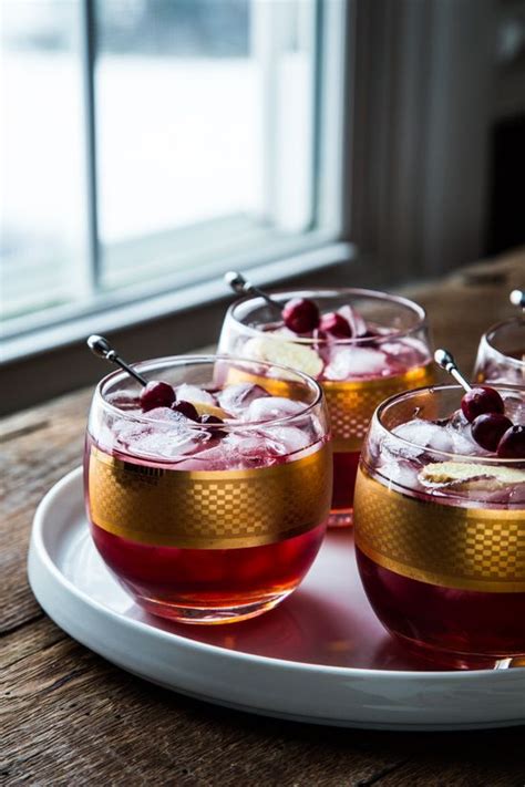 This Cranberry Ginger Cocktail Is Full Of Fresh Ginger Simple Syrup Cranberry Juice Vodka And