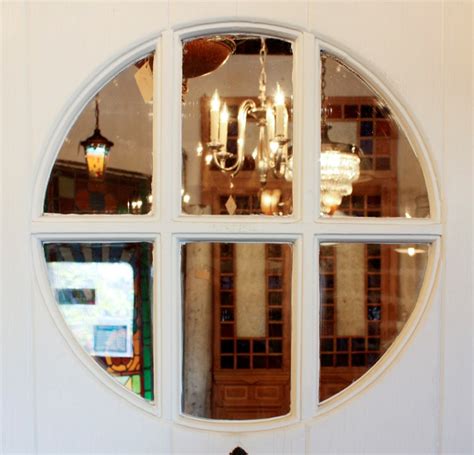 Vacuum cleaners & floor care. Fantastic Antique 36" Tudor Plank Door with Round Window ...