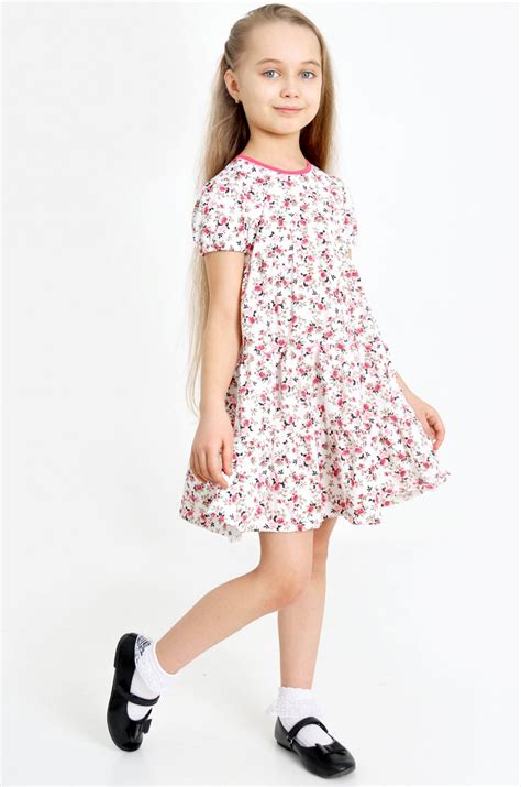 Платье для девочки ДЕТИ 6636302 розовый купить оптом в HappyWear.ru