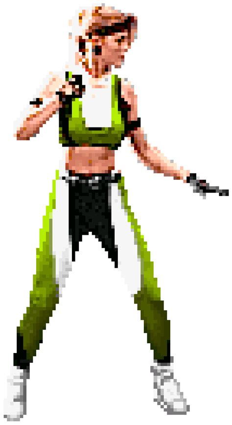 A Pixelated Image Of A Woman Holding A Tennis Racquet