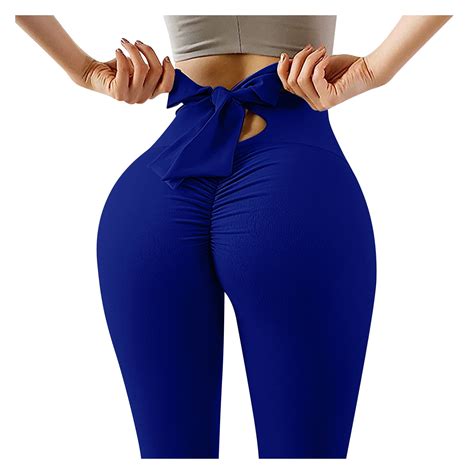 Yoga Pants Women With Bowknot Running Fashion Pant Fitness Color Yoga
