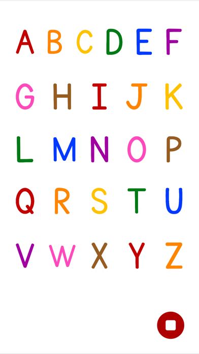 Colorful Abc Nursery English Alphabets Flashcards For Kids