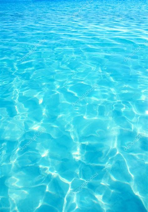 Caribbean Turquoise Water Beach Reflection Aqua Stock Photo By