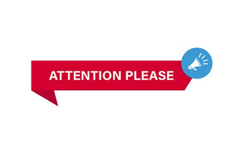 With the help of a sample letter, an individual is likely to get an idea about the format and the correct content. Attention Banner Warning Signal Template Ribbon Attention ...