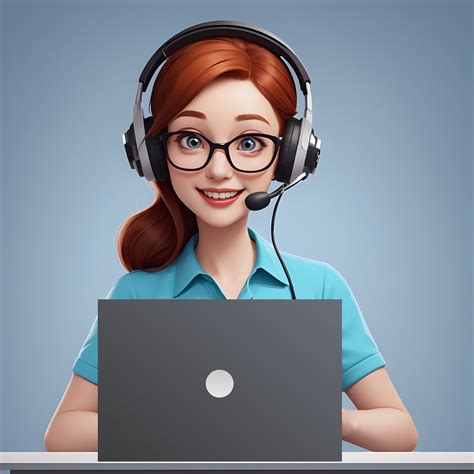 Download Customer Service Support Cartoon Character Royalty Free