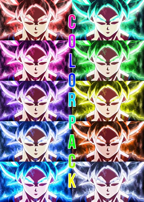 Son Goku Color Pack By Drawinganimes4fun On Deviantart