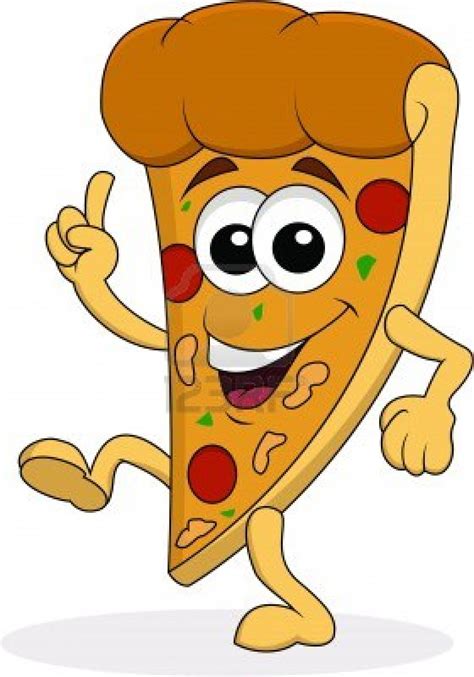 Cartoon Pizza Man