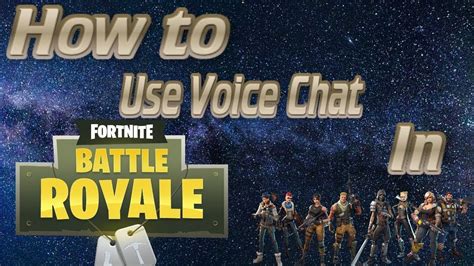 How To Use Voice Chat In Fortnite With Friends Youtube