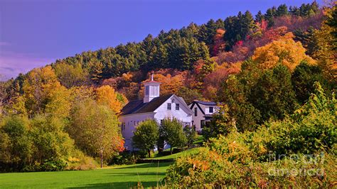 Autumn In Stowe Photograph By Scenic Vermont Photography Fine Art America