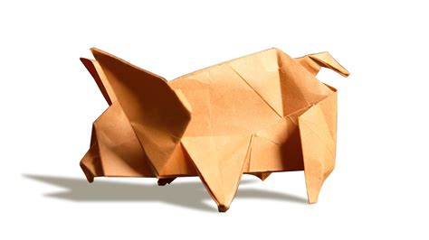 3d Origami Pig Diy Learn Origami How To Make Easy Origami Pig