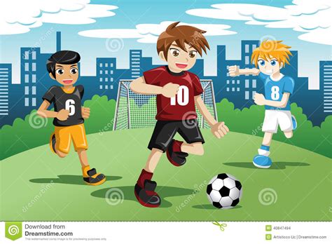 Friends Playing Soccer Clipart 151px Image 16