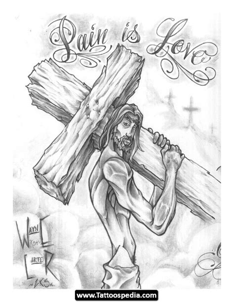 Jesus Tattoo Drawing At Getdrawings Free Download