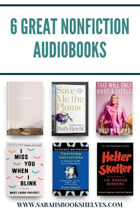 The Best Nonfiction Audiobooks Ive Listened To Lately These Nonfiction Audiobooks For Adults